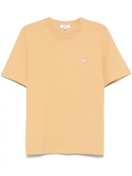Tricou Maison Kitsune galben