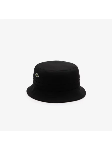 Lacoste Kapelusz Unisex Z Bawełny Organicznej Bob czarny