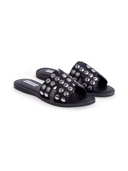 Klapki Steve Madden w grochy czarne