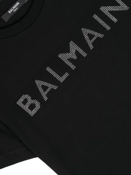 Koszulka dziecięca Balmain czarna