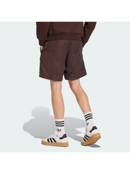 Šortky Trefoil Essentials Woven bílé