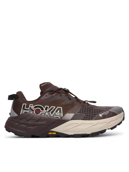 Buty do biegania Hoka brązowe
