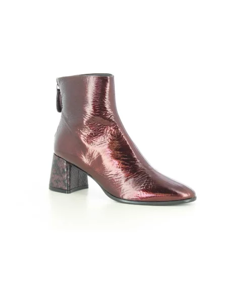 Botki Zinda eleganckie czerwone