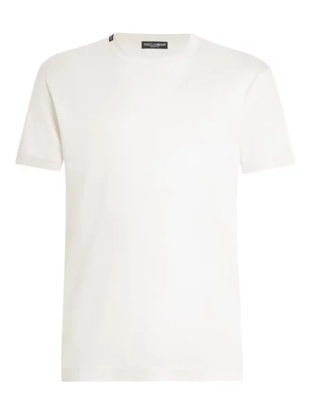 Tricou Dolce & Gabbana cu decolteu rotund alb