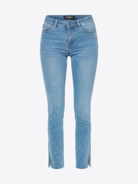 KOROSHI Jeans denim albastru