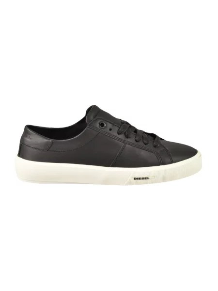 Sneakersy Diesel skórzane czarne