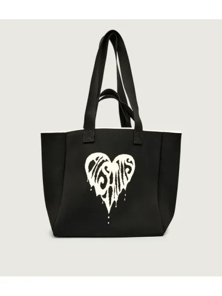 All Saints Geantă shopper IZZY HEART negru