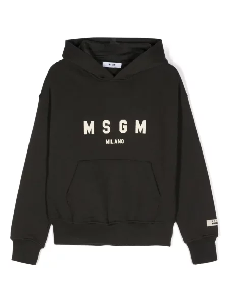 Bluza z kapturem dziecięca Msgm szara