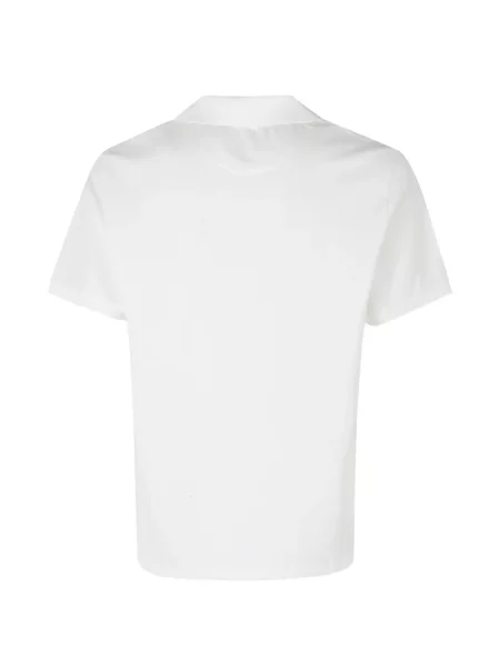Tricou Mc2 Saint Barth cu decolteu în V alb