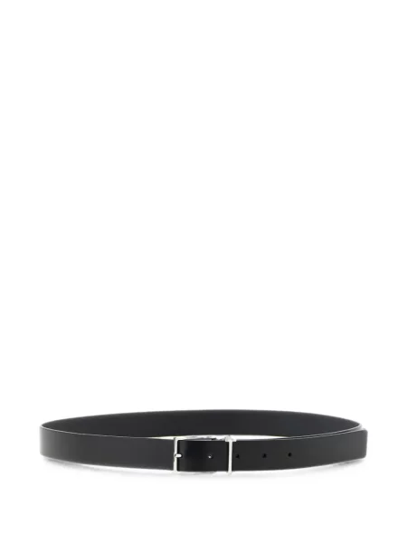 Cu centură curea Tom Ford din piele cu cataramă negru