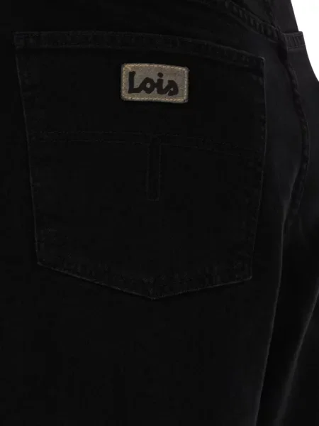 Blugi Lois Jeans cu autograf negru