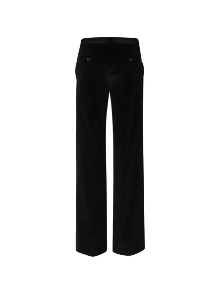 Pantaloni Kiltie de catifea negru
