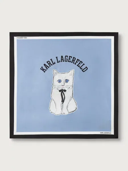 Fular Karl Lagerfeld alb