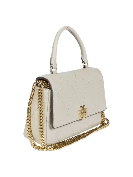 Torebka Tory Burch skórzana beżowa