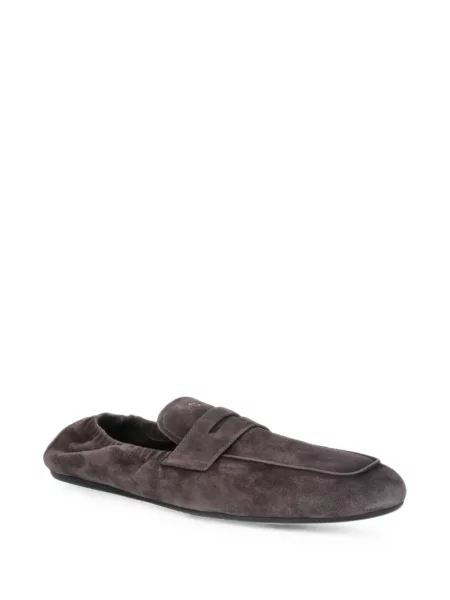 Pantofi loafer Prada cu imagine maro
