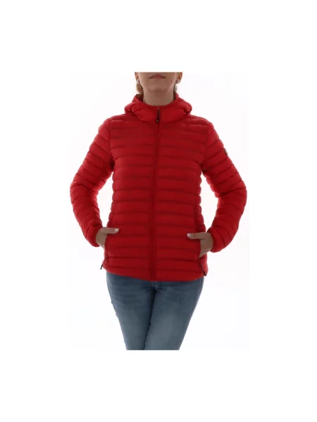 Kurtka puchowa Ciesse Piumini z kapturem czerwona