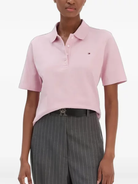 Tricou polo Tommy Hilfiger roz