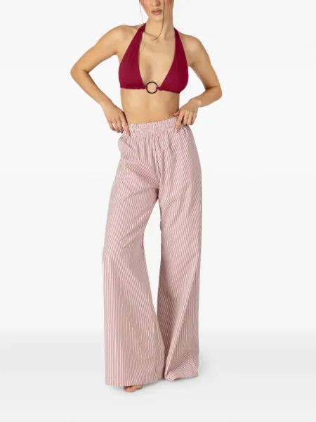 Spodnie Paramidonna w paski czerwone