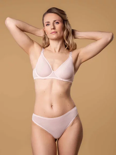 Труси brabrabra поліамід/еластан рожевий