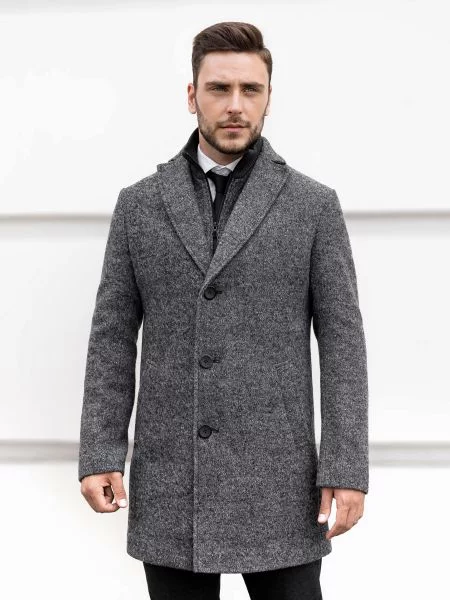 Флисовое пальто Sun`s House серое