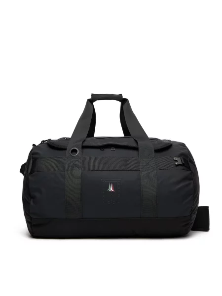 Сумка дорожня Aeronautica militare jet black чорна