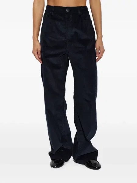 Pantaloni Róhe de catifea cord albastru