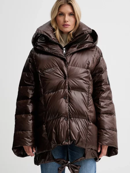 MMC Geacă de puf OLORO | Oversize fit maro