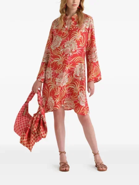 Sukienka mini Maliparmi dzwony czerwona