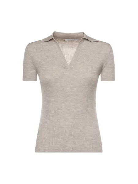 Koszulka Max Mara wełniana różowa