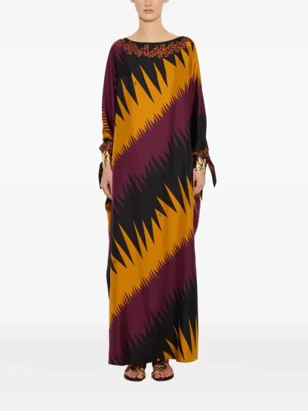 Rochie Pucci de mătase cu imagine portocaliu