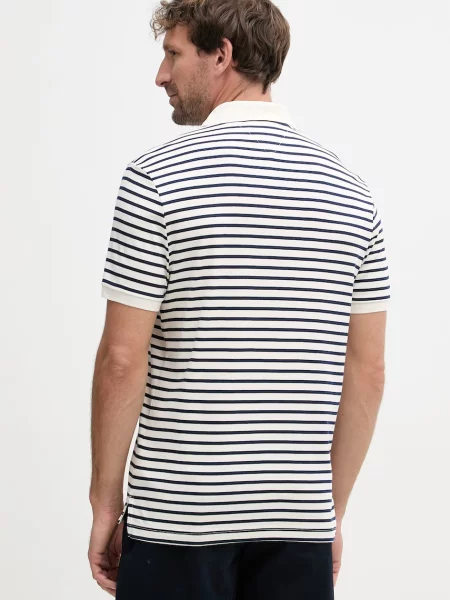 Koszulka polo o kroju regular fit z czystej bawełny model ‘LIQUID COTTON’ Tommy Hilfiger granatowa