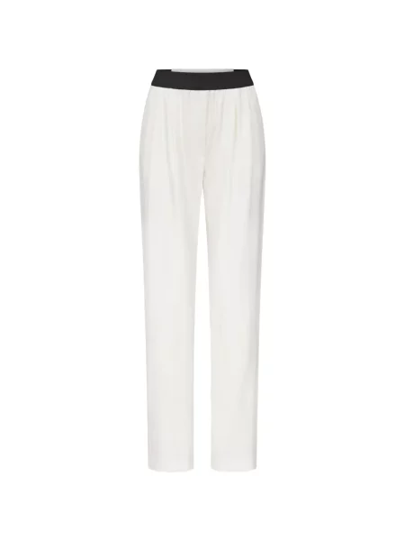 Pantaloni Loulou De Saison alb