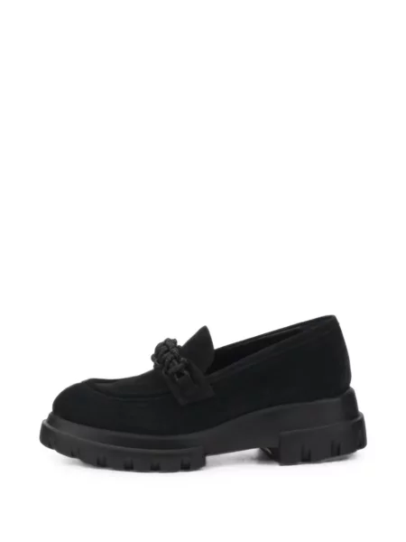 Pantofi loafer Agl cu pană negru