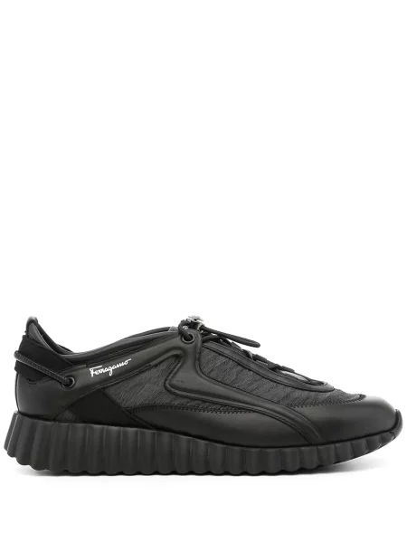 Sneakerși Ferragamo negru