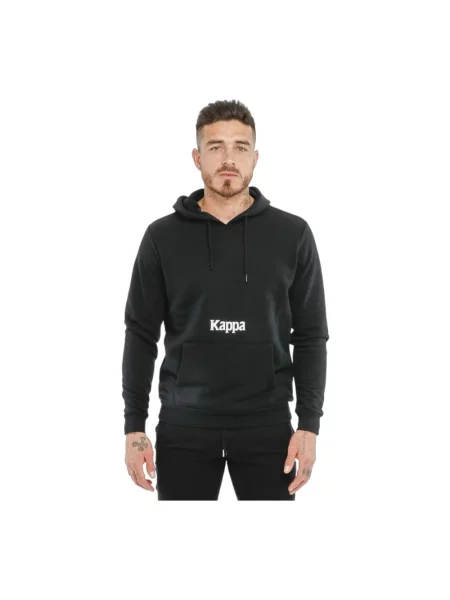 Bluza z kapturem Kappa z kapturem czarna