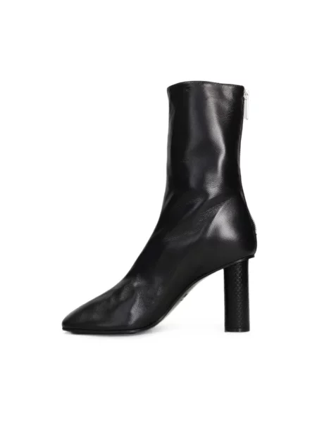 Buty do kostki Paris Texas skórzane czarne