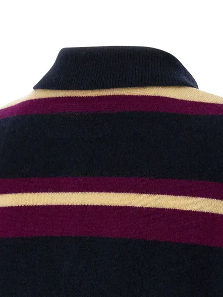 Polo Guest In Residence cu dungi negru