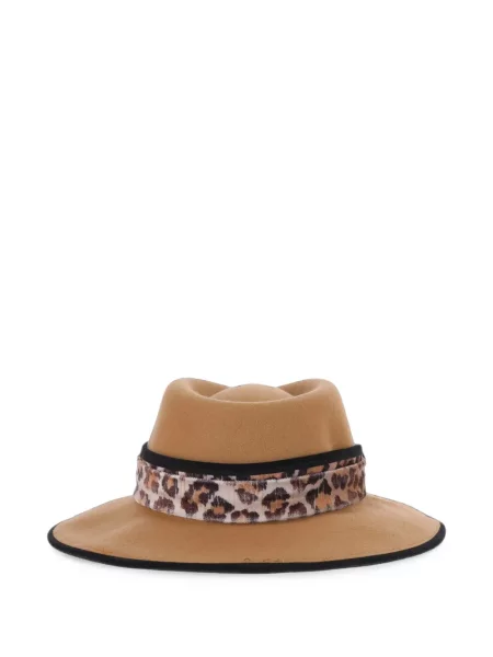 Căciulă Alexia álvarez De Toledo de lână cu imagine cu model leopard