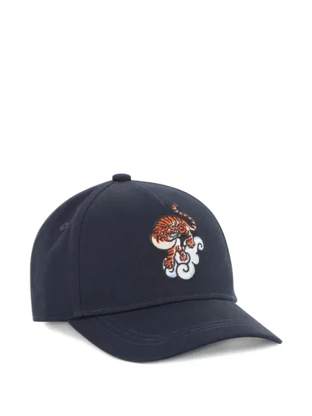 Czapka z daszkiem dziecięca Kenzo niebieska