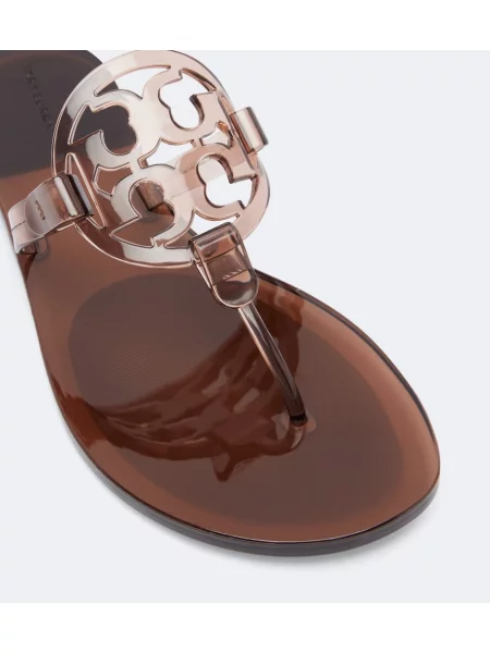 Chiloți tanga Tory Burch maro