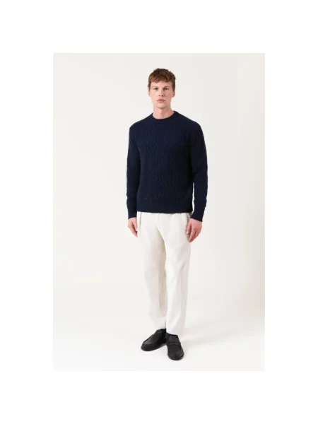 Sweter Autore wełniany niebieski