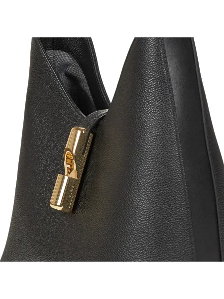 Geanta hobo Furla din piele negru