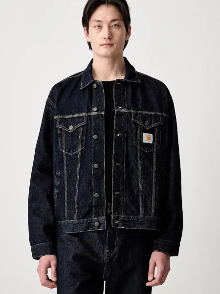 Carhartt WIP Helston jachetă scurtă din denim pentru bărbați