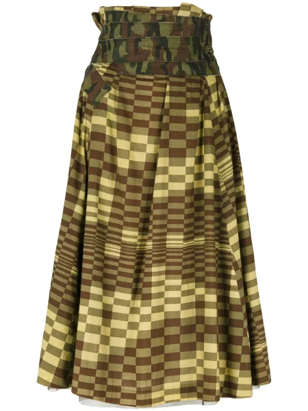 Sukně Comme Des Garçons Pre-owned zelené