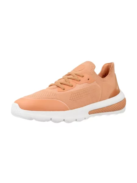 Sneakersy Geox casual pomarańczowe