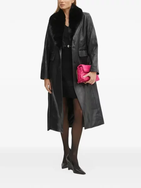 Rochie mini Morgan cu decolteu în V negru
