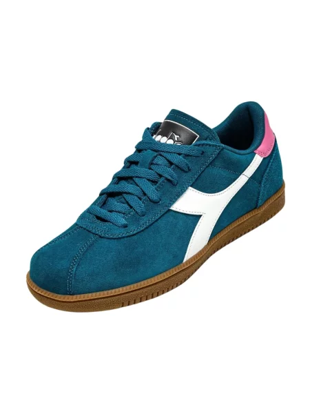 Sneakersy Diadora skórzane niebieskie