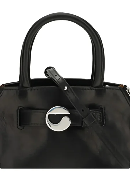 Geanta de piele Coperni din piele negru