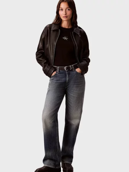 Лонгслив Calvin Klein Jeans черный
