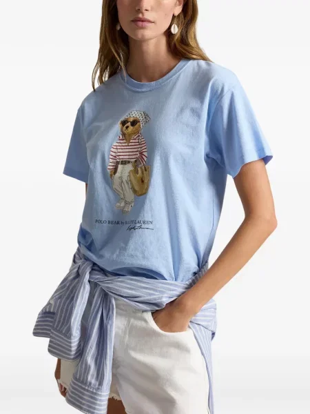 Кожени чорапи Polo Ralph Lauren с отворена пета с пейсли десен бяло